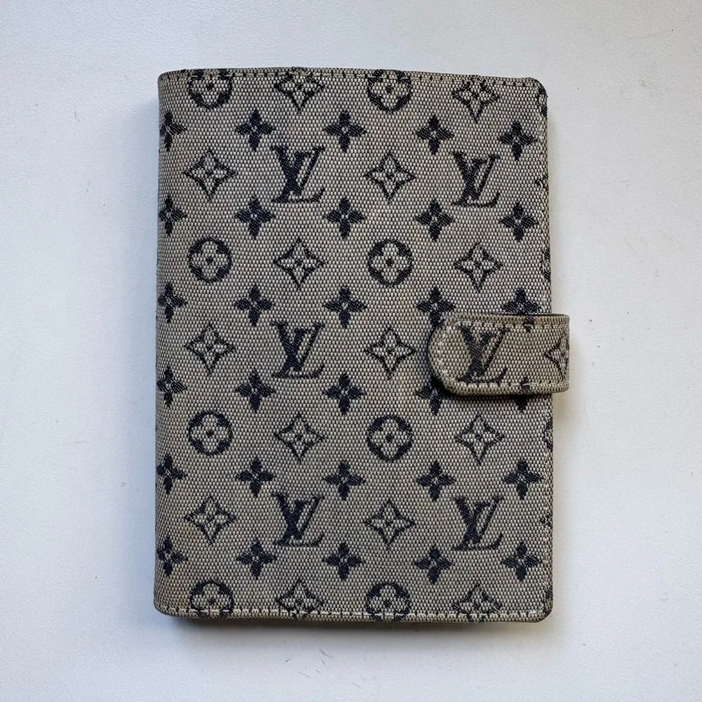 Louis Vuitton Mini Lin Agenda - Blue Monogram - Picture 1 of 5
